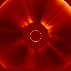 Image of solar wind