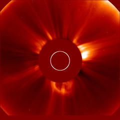 Image of solar wind