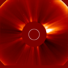 Image of solar wind