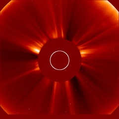 Image of solar wind