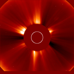 Image of solar wind