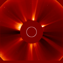 Image of solar wind