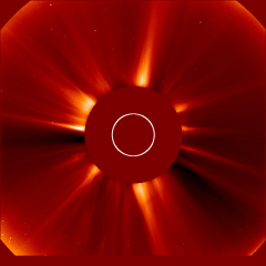 Image of solar wind