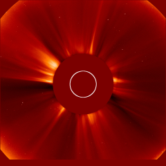 Image of solar wind