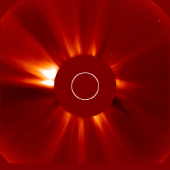 Image of solar wind