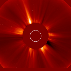 Image of solar wind