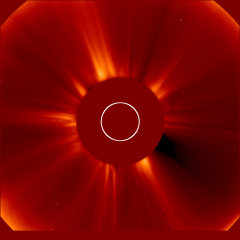 Image of solar wind