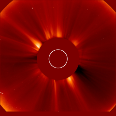 Image of solar wind