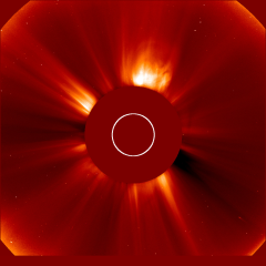 Image of solar wind