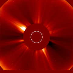 Image of solar wind