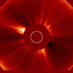 Image of solar wind