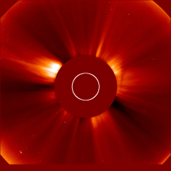 Image of solar wind