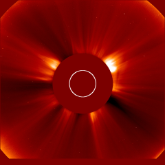 Image of solar wind