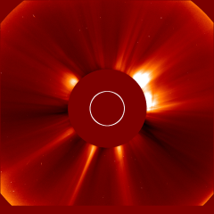 Image of solar wind