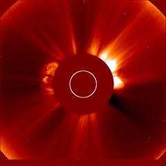 Image of solar wind