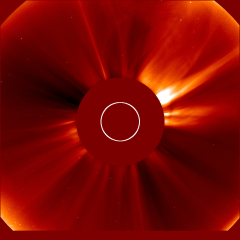 Image of solar wind