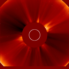 Image of solar wind