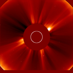 Image of solar wind