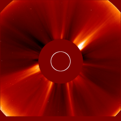 Image of solar wind