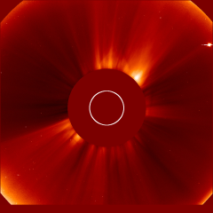 Image of solar wind