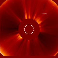 Image of solar wind