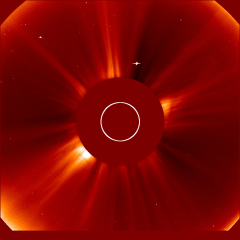 Image of solar wind