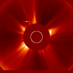 Image of solar wind