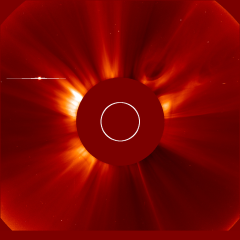 Image of solar wind