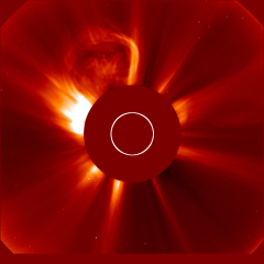 Image of solar wind