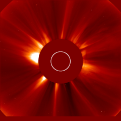 Image of solar wind