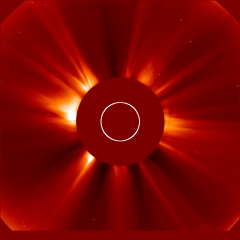 Image of solar wind