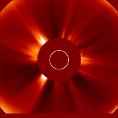 Image of solar wind