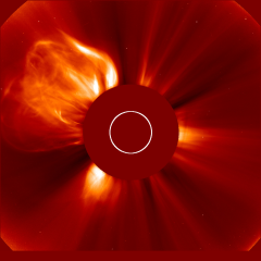 Image of solar wind