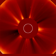 Image of solar wind