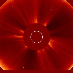 Image of solar wind