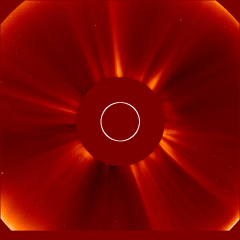 Image of solar wind