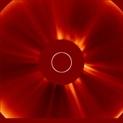 Image of solar wind