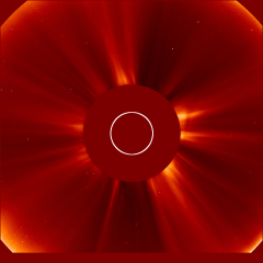 Image of solar wind