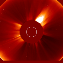 Image of solar wind