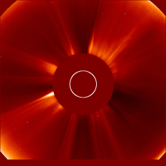 Image of solar wind