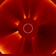 Image of solar wind