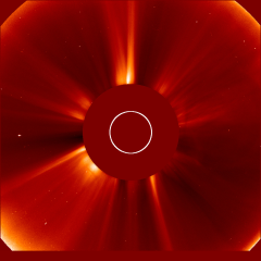 Image of solar wind