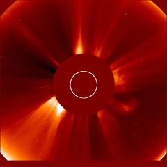 Image of solar wind