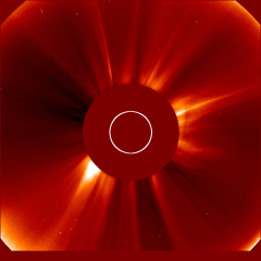 Image of solar wind