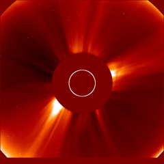 Image of solar wind