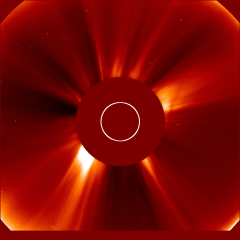 Image of solar wind