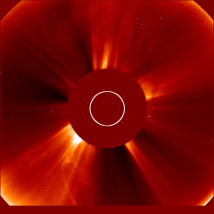 Image of solar wind