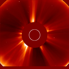 Image of solar wind