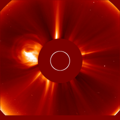 Image of solar wind