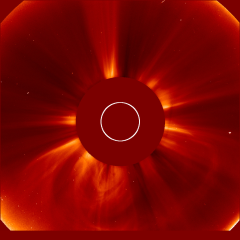 Image of solar wind